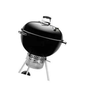 Barbecue de jardin noir avec couvercle