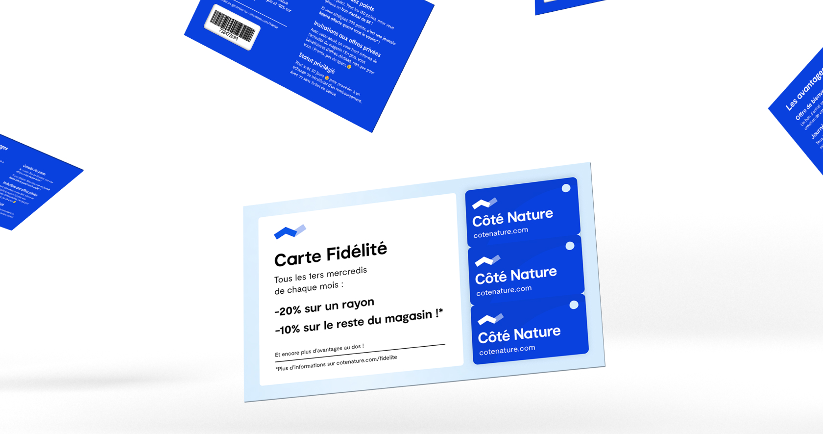 Illustration de la carte de fidélité Côté Nature